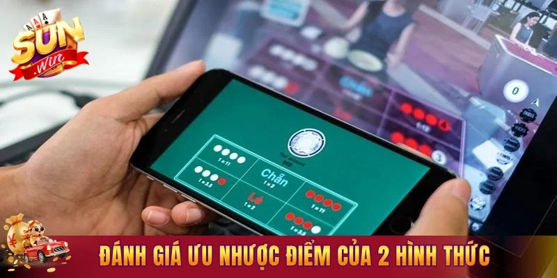 Đánh giá ưu nhược điểm của hình thức chơi online và offline