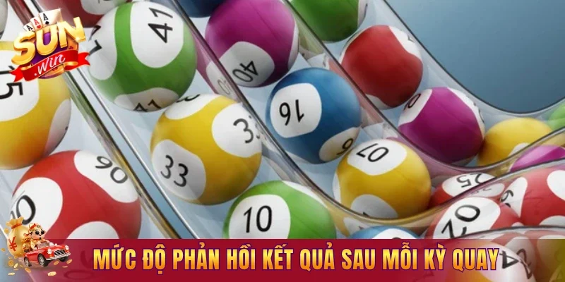 Mức độ phản hồi kết quả sau mỗi kỳ quay 