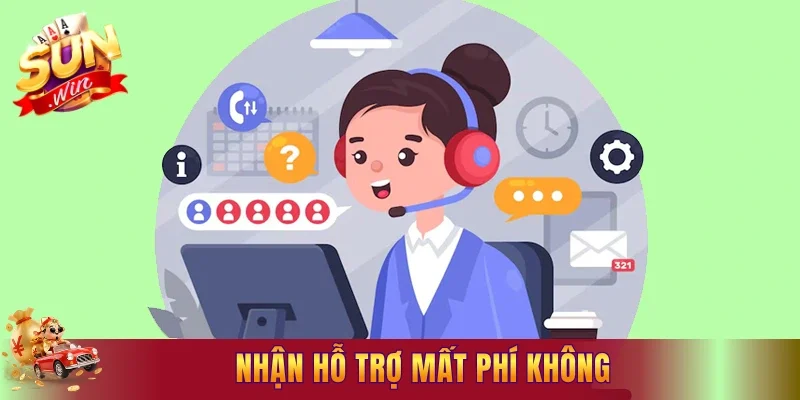 Nhận hỗ trợ mất phí không